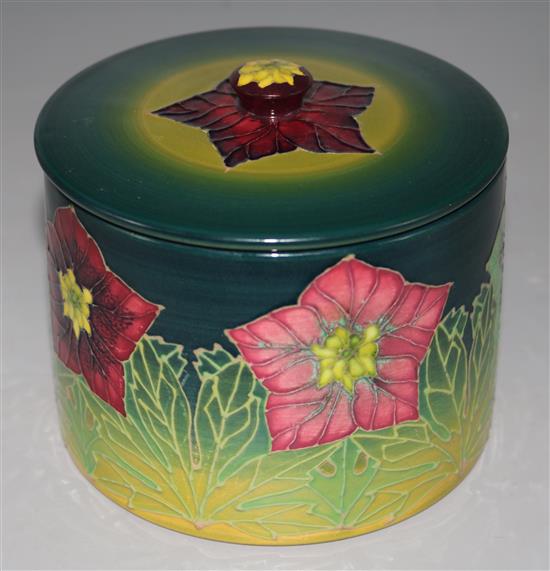 Sally Tuffin for Dennis Chinaworks. A floral design no.7 biscuit barrel
